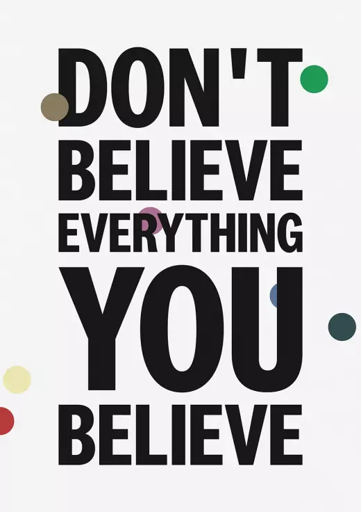 Don't Believe Everything You Believe