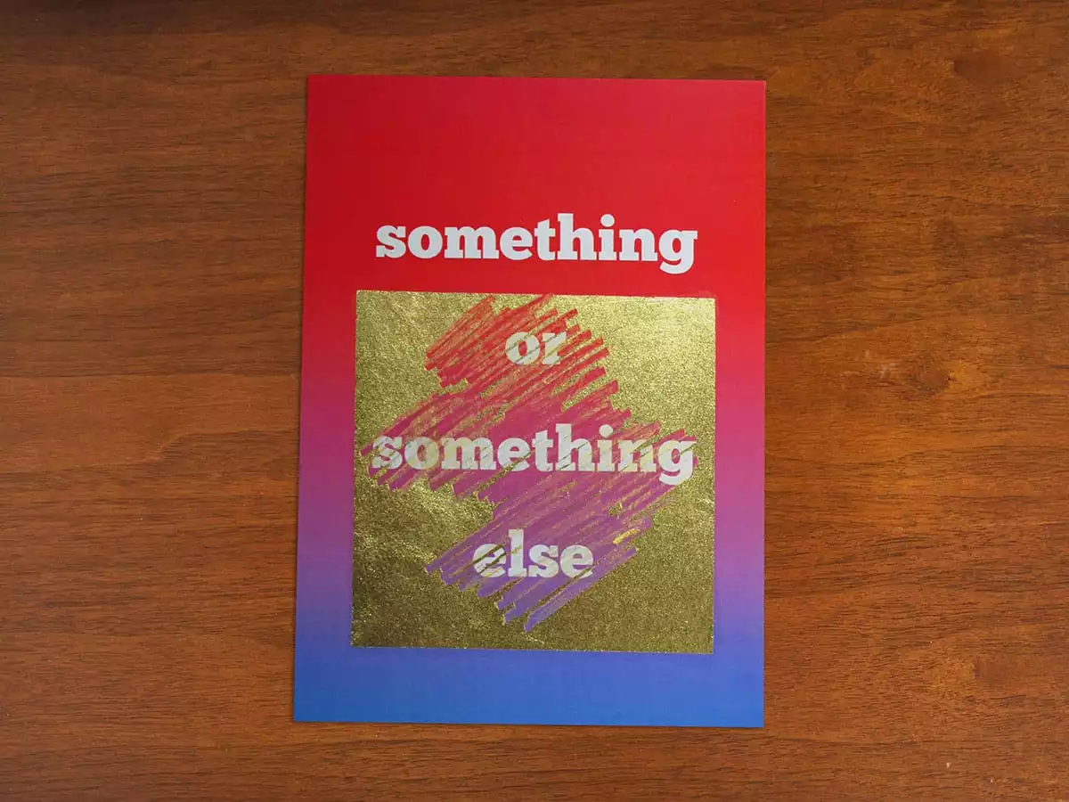The Something Scratchcard (revealed or something else)