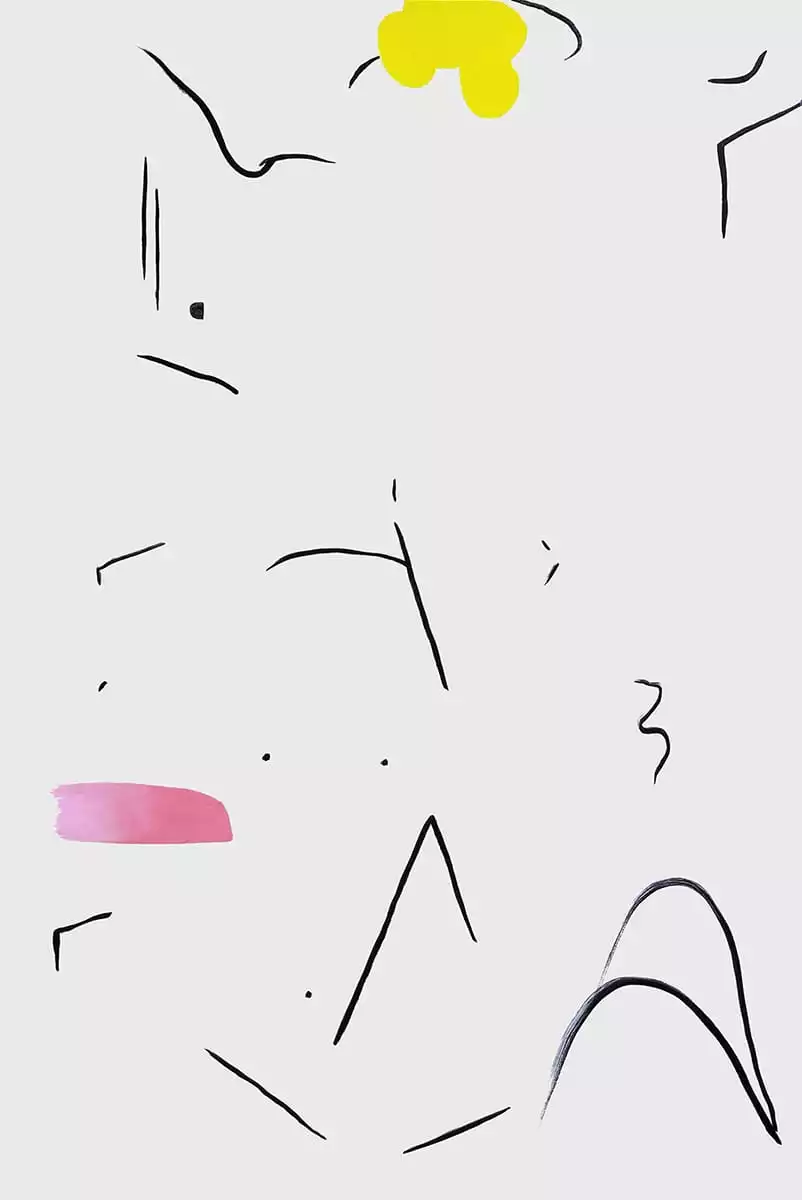 Untitled (painted arrangement #08)