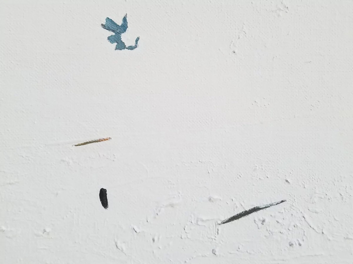 Untitled (painted arrangement #10) (detail)