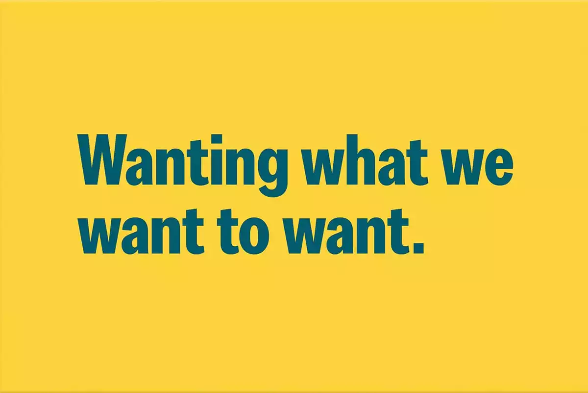 Wanting What We Want to Want